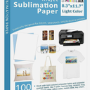 Lzerking Sublimation Paper 8.5x11 Inch 125gsm 400 Sheets, Heat Transfer Paper for Inkjet Printers - Ideal for Various Coatings, DIY Projects, T-Shirts, Phone Cases, Mugs