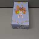 Easter Snow Globe Bunny Snow Globe Lantern with Timer, USB and Battery Powered Easter Decorations for Home Bunny Family 10.2 inch