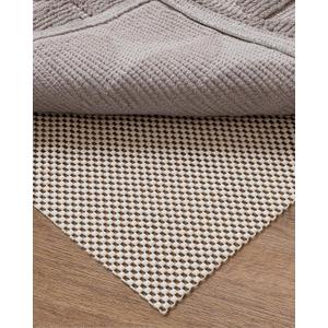 Color&Geometry Rug Pad Gripper,Non Slip Rug Pad for Hardwood Floor Protection,Easy to Cut Anti Skid Mat Under Carpet 47"x71" (3'11" x 5'11" (Rectangular), White)