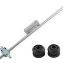 55366066AB Transfer Case Shifter Control Linkage with 68078974AA Bushing Kit Compatible with 2005-2012 Dodge Ram 1500 2500 3500 4500 5500