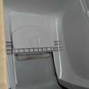 Catit Airsift Jumbo Hooded Litter Pan, Warm Gray/White - Privacy and Easy Access for Cleaning - Ideal for Larger or Multiple Cat Households