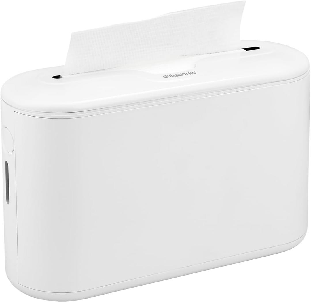 Multifold Paper Towel Dispenser Countertop, Commercial Hand Towel Dispenser for Bathroom Kitchen Home, Trifold/C Fold/Z Fold Napkin Dispenser, Abs Plastic - Non-Slip, White
