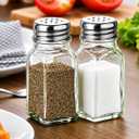 10pcs Transparent Glass Spice Bottles for Seasoning and Storage Food-grade Condiment Jars Easy Pouring Design for Kitchen and Dining Room Use
