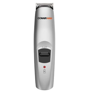 ConairMAN All-in-One Beard Trimmer for Men for Face, Nose and Ear Hair Trimmer, 12 piece Men's Grooming Kit, Cordless/Rechargeable