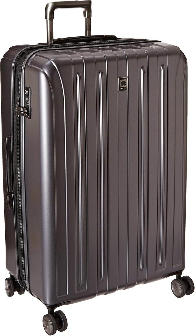 DELSEY PARIS Titanium Hardside Expandable Luggage with Spinner Wheels Checked Luggage, Graphite, Checked-Large 29 Inch