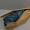 3ft Prelit Christmas Tree with 78 Warm Lights & Red Berry & Pine Cone, Mini Christmas Tree with Vintage Elk Light Potted Base, Tabletop Small Xmas Tree Decor for Porch,Home,Office,Indoor