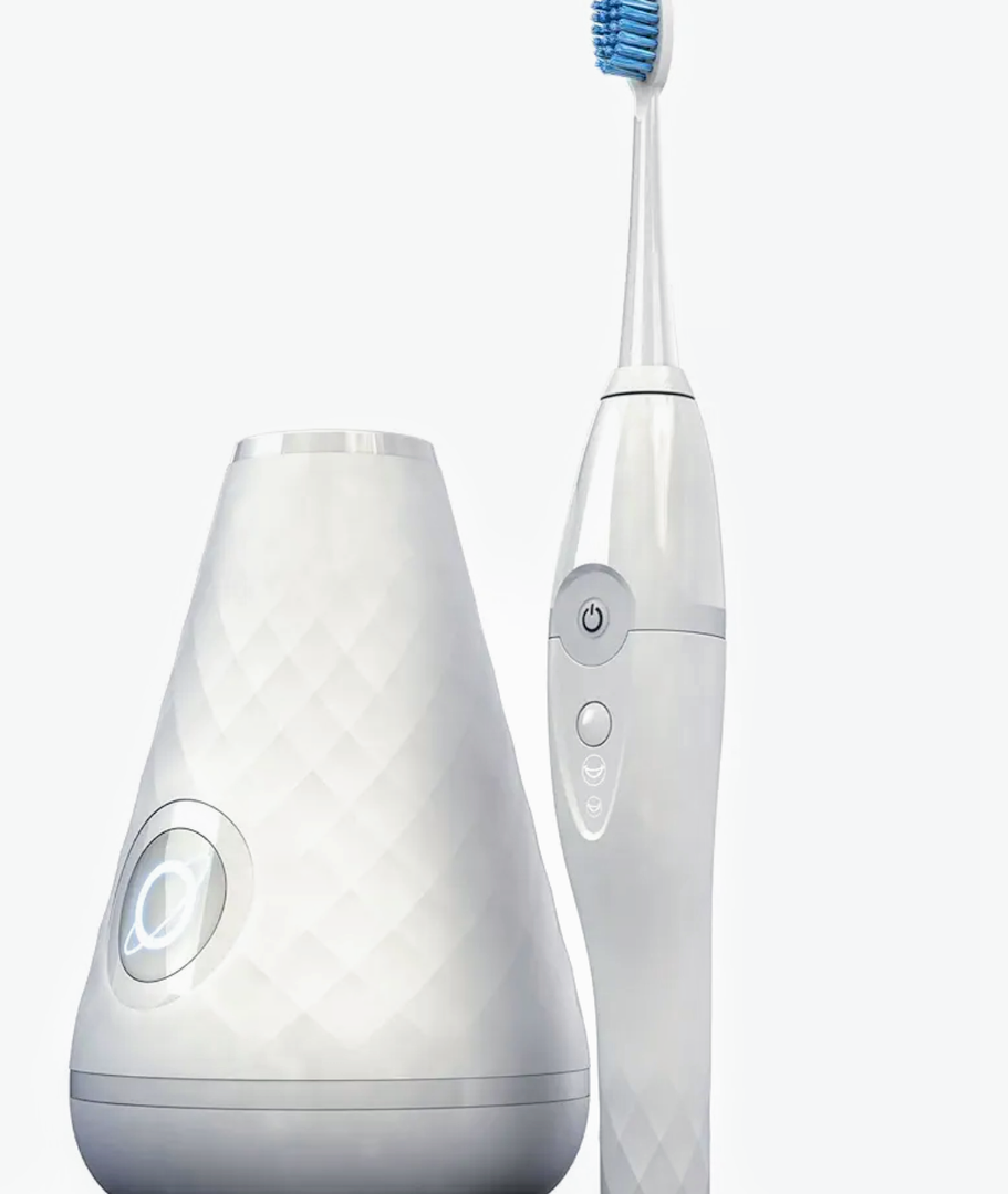 Tao Clean UV Sanitizing Sonic Toothbrush and Cleaning Station, Electric Toothbrush, Dual Speed Setting, White