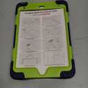 BRAECN Case for Kids iPad mini 5 Case-Drop/Shock Proof, Full Body Bumper Silicone Case with Pencil Holder, Hand Grip, Stable Kickstand, Shoulder Strap for iPad mini 5/4 2019/2015 7.9 Inch, Navy+Green