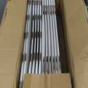 HIMOMO 6 Pack Card Storage Box, 3700 Count Trading Card Storage Box White Sports Storage Card Box Organizer Sorting Tray Cards Sleeve Cases Box for Storing Protecting and Organizing Soccer Cards