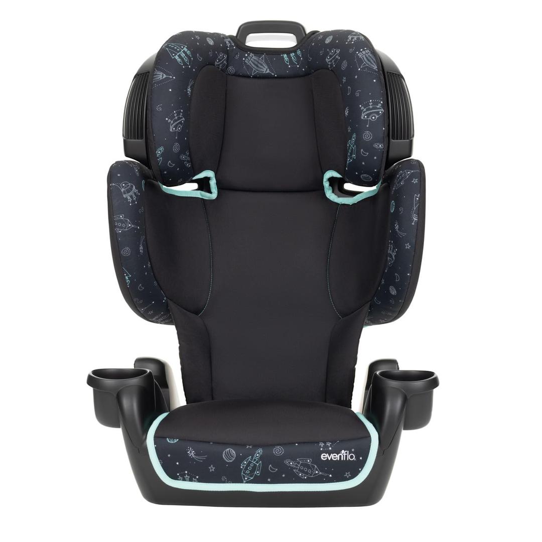 Evenflo GoTime LX Booster Car Seat (Astro Blue), Manufactured date 05-14-26