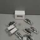 BESTTEN 10 Pack 3Way Decorator Wall Light Switch with Wallplate, 15A 120V/277V, Single Pole or Three Way, On/Off Paddle Rocker Interrupter, UL Listed, White