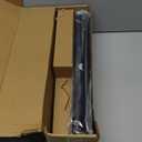 IFELS 2 Pack Heavy Duty Curtain Rods for Windows 28 to 48 Inch, 1 Inch Black Adjustable Curtain Rod Set with Easy Installation and Modern Design (A1,Black,30-60",2Pack)