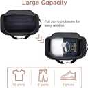 OIWAS Small Rolling Duffle Bag with Wheels, Travel 22 inch Carry On Luggage Unisex-Adult Short Term Trips Expandable 50L to 60L