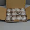 Volens Round Silver Votive Candle Holders, Mercury Glass Tealight Candle Holder Set of 12