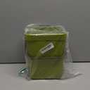 LALASTAR Small Plastic Trash Can, Hanging Small Trash Can with Lid Under Sink for Kitchen, Food Waste Bin for Countertop, Mountable Garbage Can for Bathroom, RV, 5L/1.3 Gal, Green