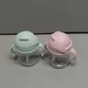 OXO Tot Transitions Straw Cup with Handles 6 oz. - Opal and Blossom - 2 Pack