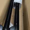 Toriexon Metal Fence Posts 3 FT Black, 16 Pack Heavy Duty U Posts