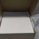 White Cork Board Tiles | Large Cork Board Alternative | Felt Wall Tiles (12-Pack) | Aesthetic Felt Bulletin Board for Office, Home & Classroom | Large Cork Boards for Walls Memo Board | White