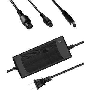29.4V 2A Fast Battery Charger(3 Plugs) for Electric Scooter, Universal Battery Replacement Charger for 25.2V Li-Batteries
