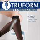 Truform Sheer Compression Stockings, 15-20 mmHg, Women's Knee High Length, 20 Denier, Beige, Medium