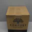 Perfnique Kitchen Compost Bin, 1.3 Gallon Countertop Compost Bin with Lid, Indoor Compost Bucket Includes Inner Bucket Liner and Carbon Filter, Small Compost Bin (Without Bags, Cream)