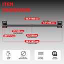 PAPABABE Wall Mounted Pull Up Bar, Chin Up Bar, Strength Training Pull-Up Bars Chin Up Bars for Home Gym