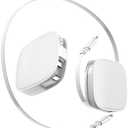 Retractable USB C to C Cable 3.3ft, 60W PD Fast Charging Cord, Reel Design Adjustable Length Charger for iPhone 17 16 Plus Pro Max, MacBook Pro/Air, iPad Pro, Galaxy S24 Ultra, Tangle-Free - White