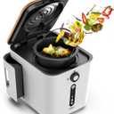 iDOO Electric Composter for Kitchen with Carbon Filter, Adjustable Time Settings, Indoor Compost Bin, Food Cycler Waste Composter Kitchen Counter (White)