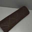 Runner Rugs 2FTx6FT Indoor Outdoor Hallway Runner Rubber Backing Non-Slip Carpet Washable Area Rugs Custom Sizes for Entryway Kitchen Bathroom Laundry Room Balcony Patio Brown