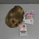 TISHINING Short Blonde Bob Wigs for White Women Blonde Highlight Pixie Bob Wig with Bangs Layered Straight Bob Synthetic Hair Replacement Wigs for Daily Party Use
