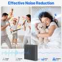 12 Pack Sound Proof Foam Panels For Walls 3x12x12 Self-Adhesive Acoustic Wall Panel High Density,Foam Adhesive Soundproof Wall Panel,Acoustic Panels Sound Absorbing for Studio Gaming Room-Black