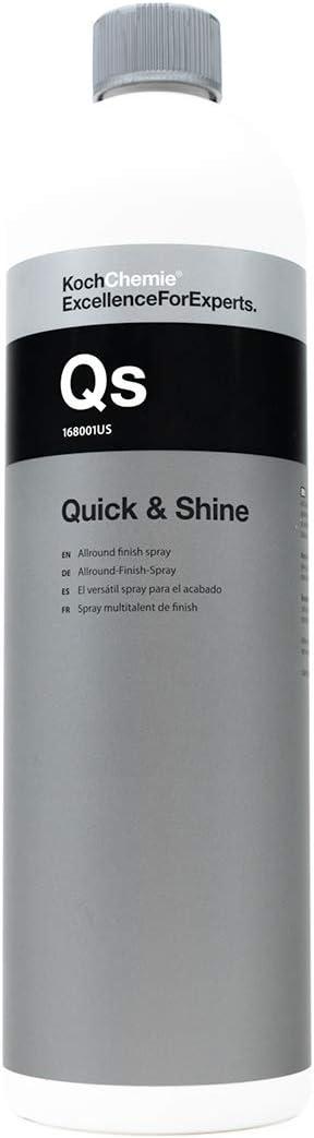 KOCHCHEMIE Quick & Shine Allround Finish Spray - Cleans, Maintains, and Preserves All Smooth and Painted Surfaces; Ideal for Quick Finishing and Showroom Exhibition Use (1 Liter)