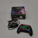 PDP Gaming REMATCH GLOW Enhanced Wired Controller: Licensed Xbox Series X|S Gamepad, Xbox One, Windows PC, Mappable Back Buttons, Audio Control, Customizable Companion App: Space Dust Glow in the Dark