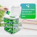 5.5L Large Capacity Container With One-Press Lid - Laundry Room Organization and Storage Decor - Airtight Dishwasher Pod Holder