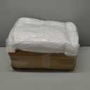 Hotel Grand Goose Feather Down Fiber Pillows Queen Size Set of 2, 100% Cotton Cover, Medium Firm, Hotel Collection 2Inch Gusseted Bed Pillows for Back, Stomach or Side Sleepers, 18"x26", White