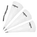 Goldblatt 4 Pieces Tile Grout Masonry Mortar Bag Set, Includes 3 Pieces Tear Puncture Resistant Grout Bag & 1 Piece Brick Jointer for Tile Installation Work