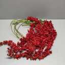 mizii 6Pcs Burgundy Wisteria Hanging Flowers 48" Silk Wisteria Artificial Flowers Garland Vines Fake Hanging Flowers Decoration for Wedding Flower Wall Backdrop Centerpieces Room Decor (Burgundy)