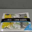 Fitted Nautical Crib Sheets (3 Pack) by GROW WILD - Jersey Knit Cotton Crib Sheet for Boys, Toddler Bed Mattress & Baby Boy Crib Bedding Set, 52 x 28 x 9 Crib Sheets (Safari Animals)