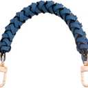Genuine Leather Braided Handle compatible with Neonoe Strap for Metis Noe BB NM Beaubourg Hobo (Blue)