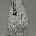 Sea Team 24-Pack Artificial Glitter Berry Stem Ornaments, Decorative Bead Sticks, Glittery Twigs, Picks, Branches for Christmas Tree, Small Vase, Holiday, Wedding, Party (17 Inches, White)