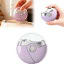 2 in 1 Electric Polishing Automatic Nail Clippers, 2026 Upgraded Electric Nail Trimmer Electric Nail Clipper with 2 Adjustable Speeds, Nail Trimmer for Seniors,Adults Automatic Nail Clipper (Purple)