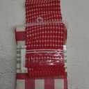 Lintex Home Collection Rectangle Farmhouse Checker Vinyl Tablecloth, 60 x 84 in (152 x 213 cm) and KitchenAid Asteroid Single Kitchen Towel - Passion Red