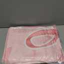 Coquette Pink Bow Throw Blanket,Personalized Initial T Soft Fluffy Cozy Flannel Blanket,Monogrammed Gifts for Daughter Women Teen Girls,Customized Blanket for Bedding Bedroom Office,50x60 Inches
