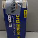 500in Cord Hider Kit, Cord Covers for Wires on Wall, Paintable Cable Raceway, Cord Hider for Wall Mount tv, tv Cable Hider Wall kit, Wire Covers for Cords, 32X L15.75 X W0.96in X H0.57in, White