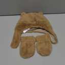 Simple Joys by Carter's Baby Hat and Mitten Set (0-9 Months, Khaki Brown)