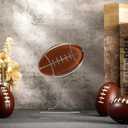 Acrylic Football Trophy Fantasy Football Trophy Award 6.69 x 4.33 Inch Team Competition Prize Keepsake Party Favors Decorations