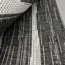 JONATHAN Y Berber Stripe Indoor Outdoor Area Rug 3X5 Black/Ivory, Colonia for Backyard, Patio, Porch, Easy-Cleaning, High Traffic, Pet-Friendly, Non-Shedding (SMB125E-3)