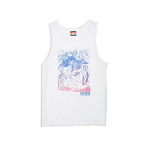 DOCKERS Men's Unisex Regular Fit Pride Tank Size M, White