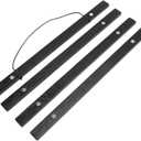 Poster Hanging Frame, 4 Pieces Black DIY Elegant Decorative Wooden Magnet Poster Frame for Canvas Artwork for Photos (30cm)