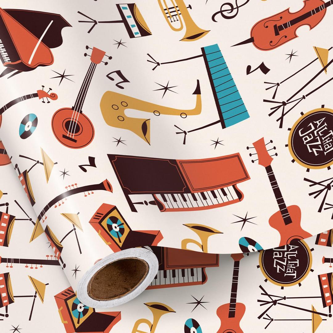 RUSPEPA Wrapping Paper Roll, Gift Wrap Paper for Birthday, Holiday